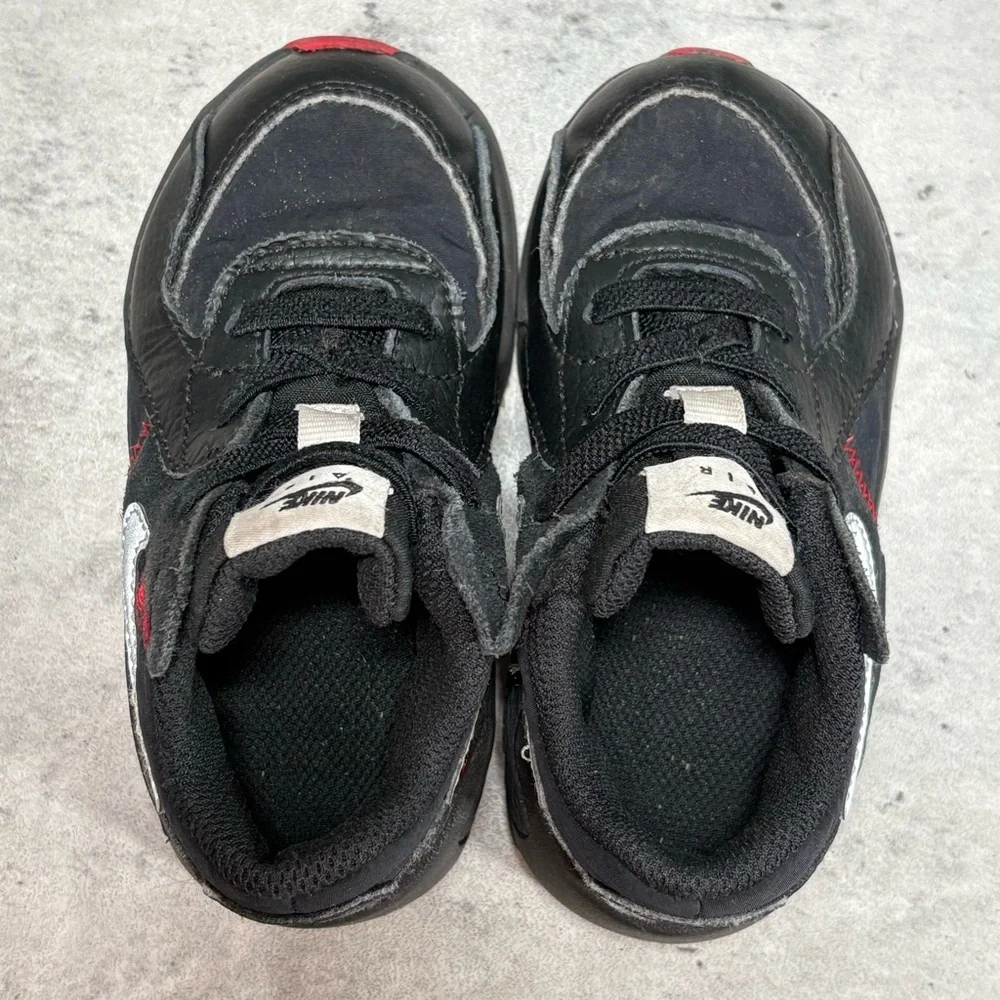 Nike Air Max Excee Shoes Toddler Size 7C‎ (TD) Black Red Sneakers CD6893-005